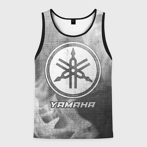 Мужская майка без рукавов Yamaha - grey gradient / 3D-Черный – фото 1