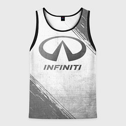 Мужская майка без рукавов Infiniti - white gradient