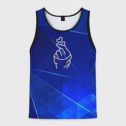 Мужская майка без рукавов K Pop blue poly