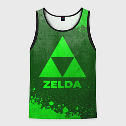 Мужская майка без рукавов Zelda - green gradient