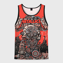 Мужская майка без рукавов Metallica - iron skeleton