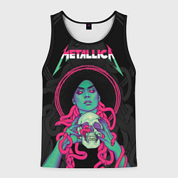 Мужская майка без рукавов Metallica - witch with the skull