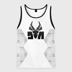 Майка-безрукавка мужская Die Antwoord white poly, цвет: 3D-черный