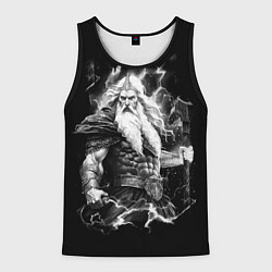 Мужская майка без рукавов Перун бог громовержец