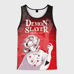 Майка-безрукавка мужская Гора Натагумо - демон паук, цвет: 3D-черный