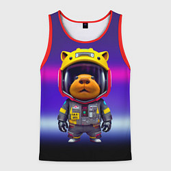 Мужская майка без рукавов Baby capybara - cyberpunk