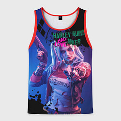 Мужская майка без рукавов Харли и Джокер love