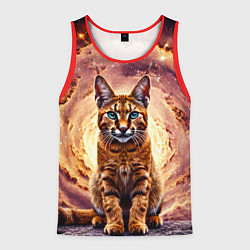 Мужская майка без рукавов Каракет в космосе