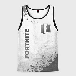 Майка-безрукавка мужская Fortnite - white gradient вертикально, цвет: 3D-черный