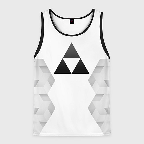 Мужская майка без рукавов Zelda white poly / 3D-Черный – фото 1