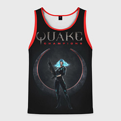 Майка-безрукавка мужская Quake Champions - Nyx, цвет: 3D-красный