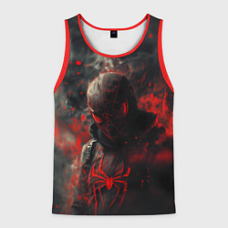Мужская майка без рукавов Black Spider-man