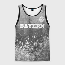 Майка-безрукавка мужская Bayern - grey gradient посередине, цвет: 3D-черный