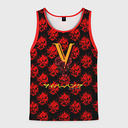 Мужская майка без рукавов Samurai cyberpunk