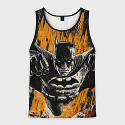 Майка-безрукавка мужская Бэтмен супергерой, цвет: 3D-черный