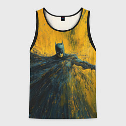 Мужская майка без рукавов Бэтмен нарисованный кистью