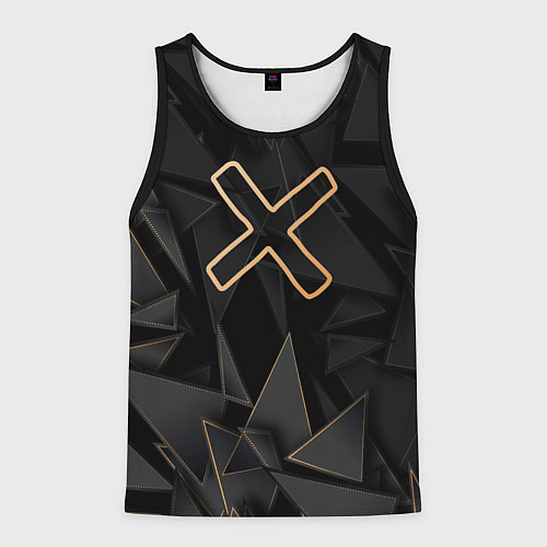 Мужская майка без рукавов A Silent Voice golden poly / 3D-Черный – фото 1