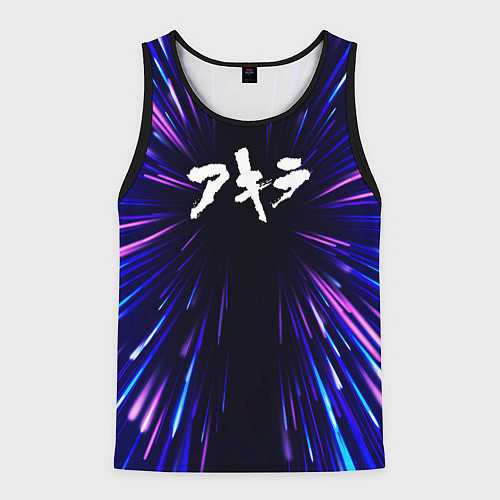 Мужская майка без рукавов Akira neon energy / 3D-Черный – фото 1