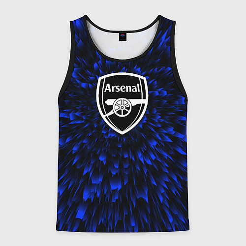 Мужская майка без рукавов Arsenal blue energy / 3D-Черный – фото 1