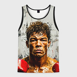 Мужская майка без рукавов Артуро Гатти на сером