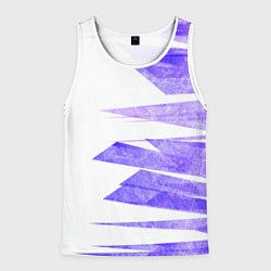 Мужская майка без рукавов Color white purple