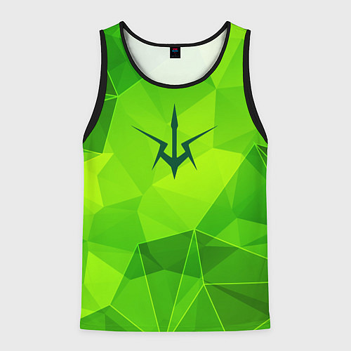 Мужская майка без рукавов Code Geass green poly / 3D-Черный – фото 1