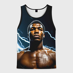 Мужская майка без рукавов Мухаммед Али и молния