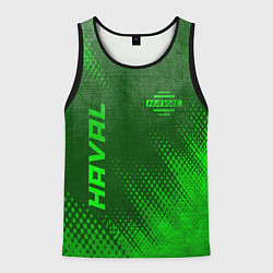 Мужская майка без рукавов Haval - green gradient вертикально