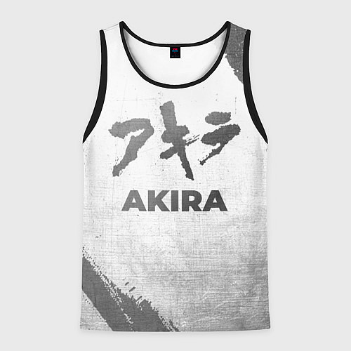 Мужская майка без рукавов Akira - white gradient / 3D-Черный – фото 1