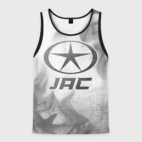 Мужская майка без рукавов JAC - white gradient / 3D-Черный – фото 1