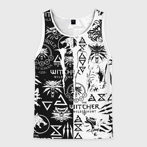 Мужская майка без рукавов Monster energy логотипы игр / 3D-Белый – фото 1