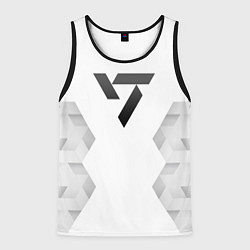 Мужская майка без рукавов Seventeen white poly