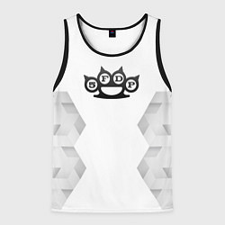 Мужская майка без рукавов Five Finger Death Punch white poly