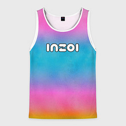 Мужская майка без рукавов Inzoi розово-голубой фон