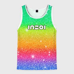 Мужская майка без рукавов Inzoi блестящий радужный фон