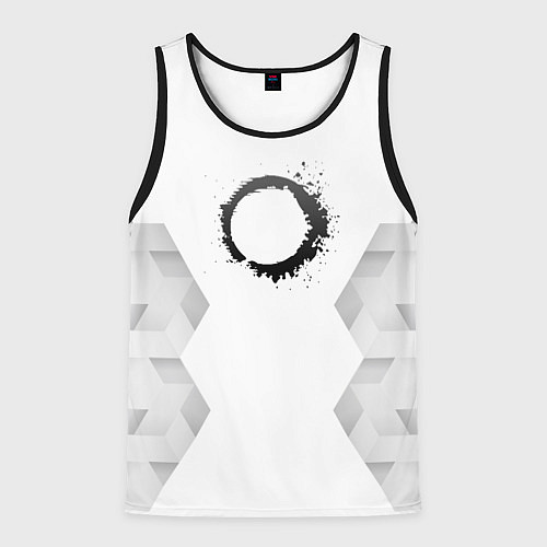 Мужская майка без рукавов The Callisto Protocol white poly / 3D-Черный – фото 1