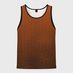 Мужская майка без рукавов Красно-коричневый текстурированный градиент