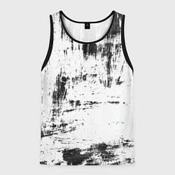 Майка-безрукавка мужская Color black and white, цвет: 3D-черный