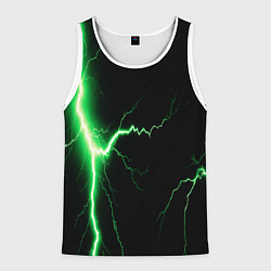 Мужская майка без рукавов Lightning green