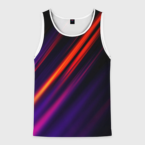 Мужская майка без рукавов Multicolored / 3D-Белый – фото 1