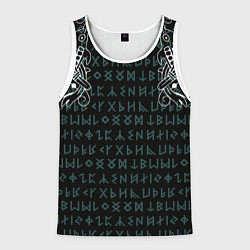 Мужская майка без рукавов Руны и татуировки викингов