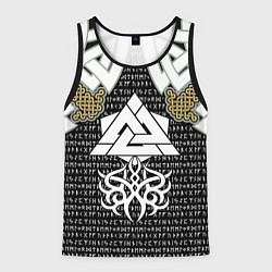 Мужская майка без рукавов Узор рун и символов
