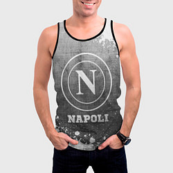 Майка-безрукавка мужская Napoli - grey gradient, цвет: 3D-черный — фото 2