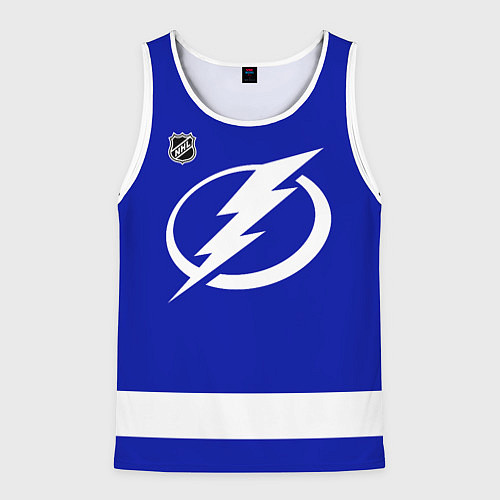 Мужская майка без рукавов Tampa Bay Lightning - NHL team / 3D-Белый – фото 1