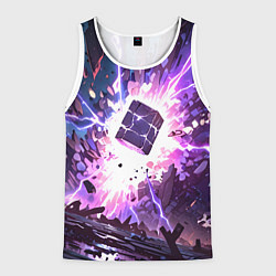 Мужская майка без рукавов Магический куб