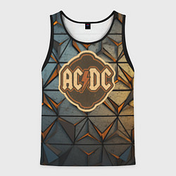 Мужская майка без рукавов ACDC винтажный логотип