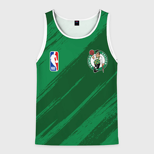 Мужская майка без рукавов Boston Celtics NBA basketball / 3D-Белый – фото 1