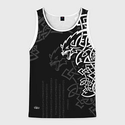 Мужская майка без рукавов Волки верные спутники Одина