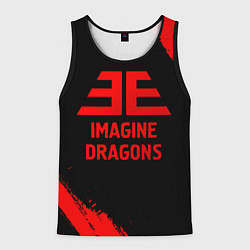 Мужская майка без рукавов Imagine Dragons - red gradient