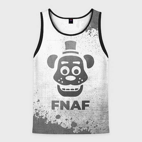 Мужская майка без рукавов FNAF - white gradient / 3D-Черный – фото 1